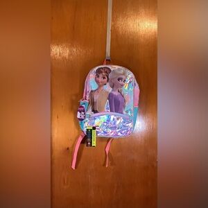 Frozen Kids 17” Backpack with Pink Straps